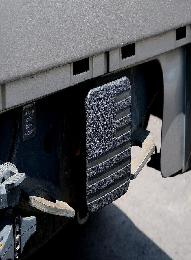 MULL USA Black Flag Hitch Cover Plug (Fits 2" Receiver, Black) - Image 5