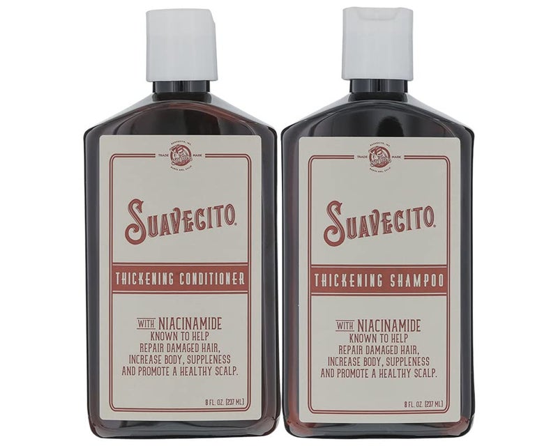 Suavecito Thickening Shampoo & Conditioner Set Hair Growth Thickening Hair Loss Shampoo Treatment Regrowth Shampoo & Conditioner - Image 1