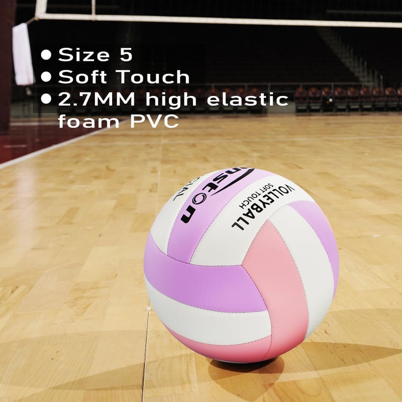 Senston Volleyball Official Size 5 - Waterproof Indoor/Outdoor Soft Volleyball for Beach Play, Game,Gym,Training - Image 3