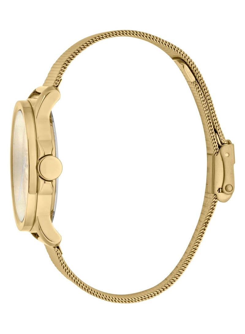 Esprit Stainless Steel Multi Function Women's Watch With Stainless Steel Gold Band ES1L145M0075 - Image 2