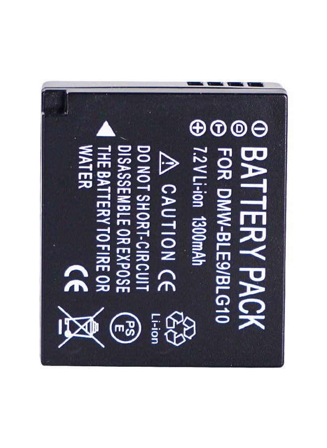 DMW-BLG10 Camera Battery Suitable For Panasonic GX85 GX7 GX9 GF3 GF6 LX100 BLE9E-Standard Capacity:1300mAH