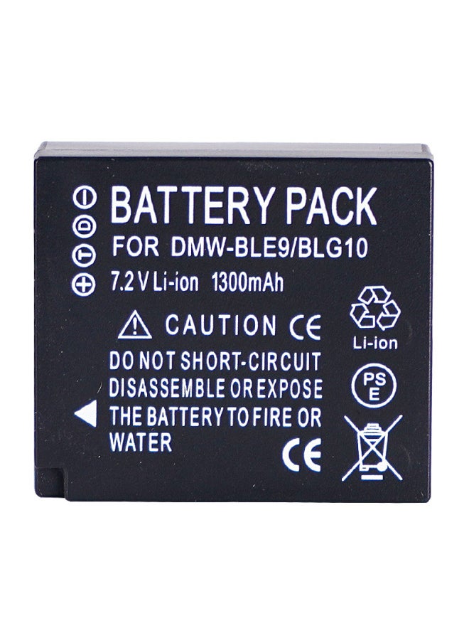 DMW-BLG10 Camera Battery Suitable For Panasonic GX85 GX7 GX9 GF3 GF6 LX100 BLE9E-Standard Capacity:1300mAH