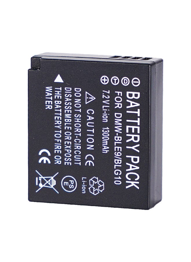 DMW-BLG10 Camera Battery Suitable For Panasonic GX85 GX7 GX9 GF3 GF6 LX100 BLE9E-Standard Capacity:1300mAH