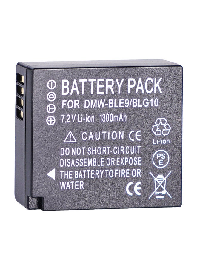 DMW-BLG10 Camera Battery Suitable For Panasonic GX85 GX7 GX9 GF3 GF6 LX100 BLE9E-Standard Capacity:1300mAH