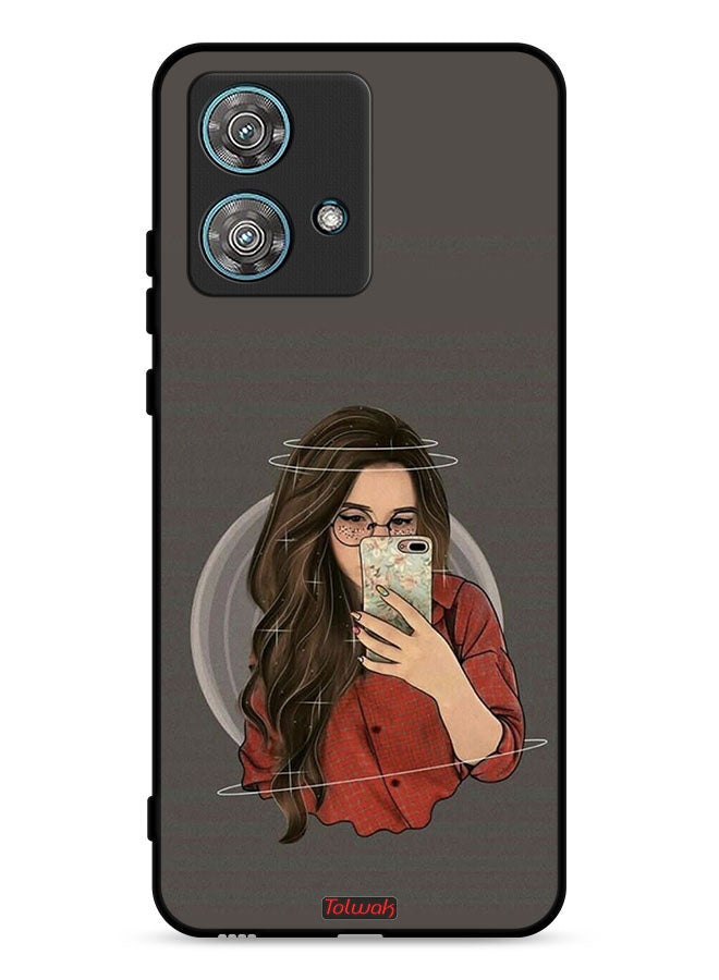 Tolwak Motorola Edge 40 Neo 5G Protective Case Cover Making Selfie - Image 1