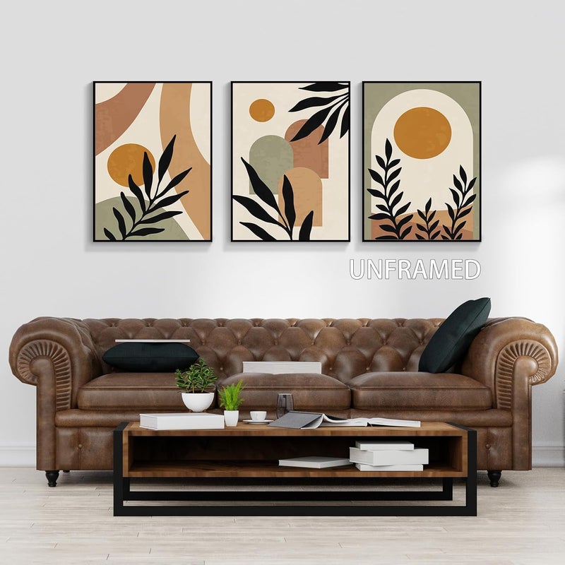 DFAIUY Minimalist Boho Abstract Canvas Wall Art Set - Image 3