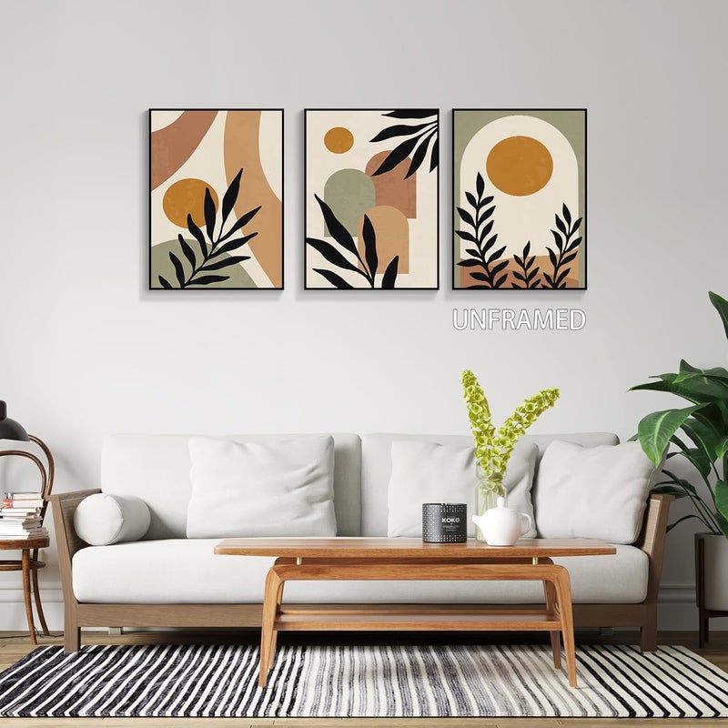 DFAIUY Minimalist Boho Abstract Canvas Wall Art Set - Image 4
