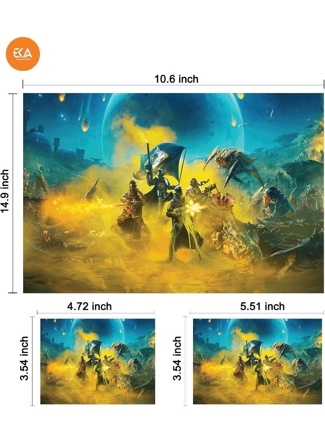 Helldivers, Laptop Skin Sticker Decal, 13.3 14 15 15.4 15.6 Inch Laptop Universal Vinyl Skin Sticker Cover, Dustproof, Waterproof, Decal Protector With Free 2 Wrist Pads - Image 3