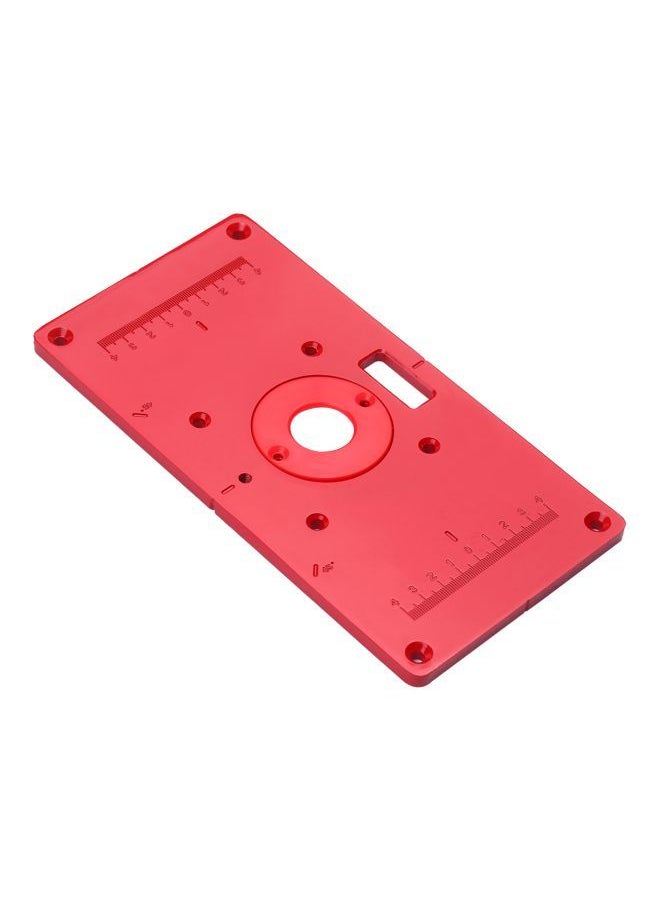 NIBEMINENT Multifunctional Router Table With Accessories Red/Silver 235x120x8millimeter  - Image 5