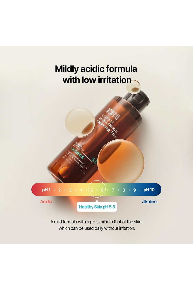 ACWELL Licorice pH Balancing Cleansing Toner 5.1 fl.oz. - PH5.5 Hydrating Makeup Cleansing Astringent - Skin Clearing, Reduce Pigmentation, Acne and Dark Spots - Image 5