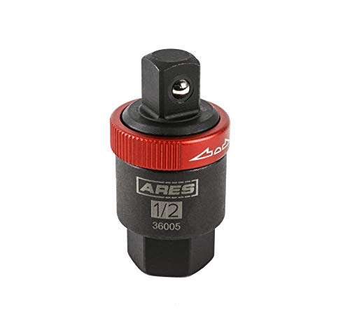 ARES 36005-1/2-Inch Drive Ratcheting Breaker Bar Adapter - Converts Breaker Bar or Sliding T-Handle into Ratchet - Reversible Ratcheting Mechanism with Anodized Switch Collar - Image 1
