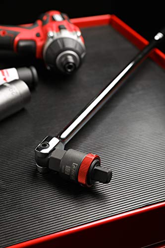 ARES 36005-1/2-Inch Drive Ratcheting Breaker Bar Adapter - Converts Breaker Bar or Sliding T-Handle into Ratchet - Reversible Ratcheting Mechanism with Anodized Switch Collar - Image 5