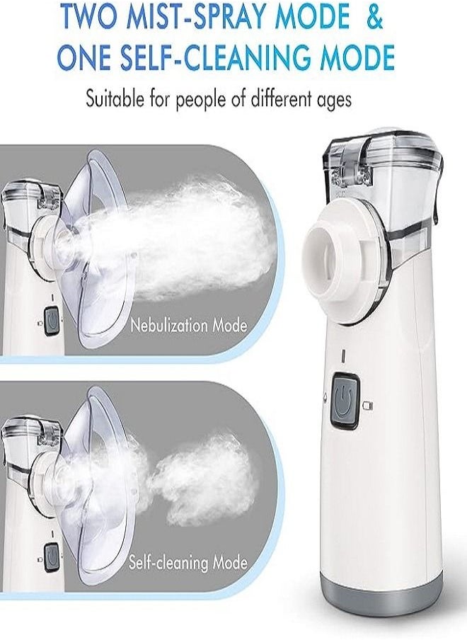 Generic - Portable steam inhalation device, children's steam machine, home-use medical inhalation device, compact and easy-to-use portable steam machine for kids and adults, inhalation device for respiratory care, battery-operated steam machine for asthma and respiratory conditions, large steam machine ideal for home care and hospitals, portable steam machine for children, small handheld steam machine for respiratory therapy, powerful steam cleaning machine for surface cleaning and disinfection, small inhalation steam device, portable and effective steam machine for children's asthma treatment, high-performance steam machine for inhalation and breathing, rechargeable portable steam machine for kids and adults. - Image 1