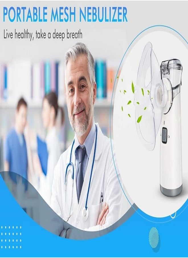 Generic - Portable steam inhalation device, children's steam machine, home-use medical inhalation device, compact and easy-to-use portable steam machine for kids and adults, inhalation device for respiratory care, battery-operated steam machine for asthma and respiratory conditions, large steam machine ideal for home care and hospitals, portable steam machine for children, small handheld steam machine for respiratory therapy, powerful steam cleaning machine for surface cleaning and disinfection, small inhalation steam device, portable and effective steam machine for children's asthma treatment, high-performance steam machine for inhalation and breathing, rechargeable portable steam machine for kids and adults. - Image 1