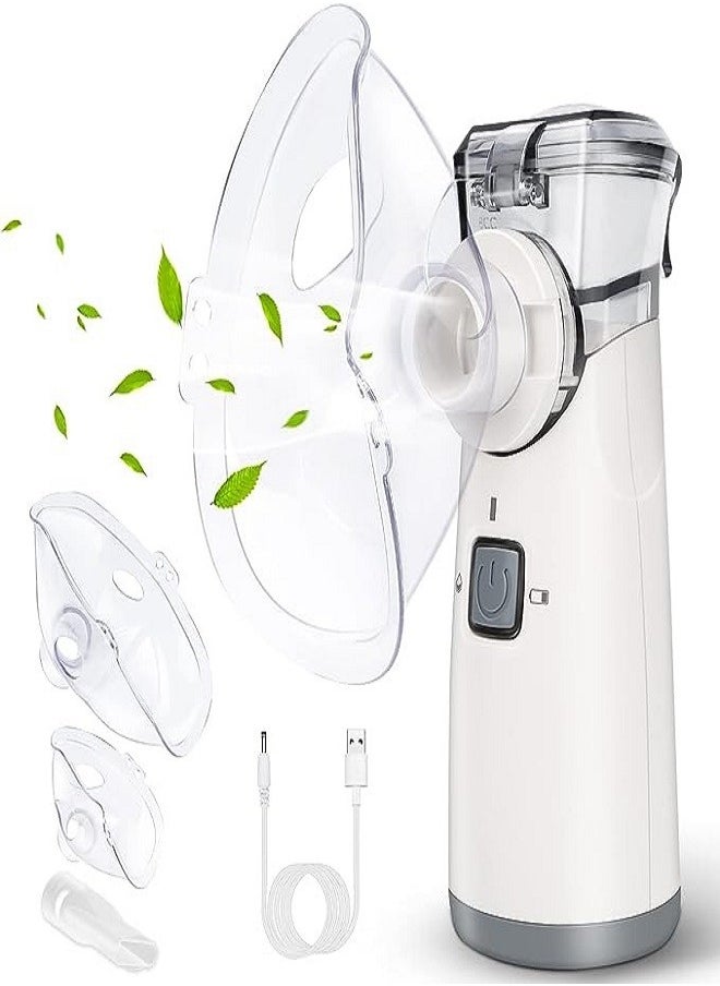 Generic - Portable steam inhalation device, children's steam machine, home-use medical inhalation device, compact and easy-to-use portable steam machine for kids and adults, inhalation device for respiratory care, battery-operated steam machine for asthma and respiratory conditions, large steam machine ideal for home care and hospitals, portable steam machine for children, small handheld steam machine for respiratory therapy, powerful steam cleaning machine for surface cleaning and disinfection, small inhalation steam device, portable and effective steam machine for children's asthma treatment, high-performance steam machine for inhalation and breathing, rechargeable portable steam machine for kids and adults. - Image 1