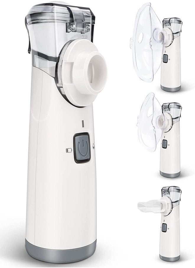 Generic - Portable steam inhalation device, children's steam machine, home-use medical inhalation device, compact and easy-to-use portable steam machine for kids and adults, inhalation device for respiratory care, battery-operated steam machine for asthma and respiratory conditions, large steam machine ideal for home care and hospitals, portable steam machine for children, small handheld steam machine for respiratory therapy, powerful steam cleaning machine for surface cleaning and disinfection, small inhalation steam device, portable and effective steam machine for children's asthma treatment, high-performance steam machine for inhalation and breathing, rechargeable portable steam machine for kids and adults. - Image 1