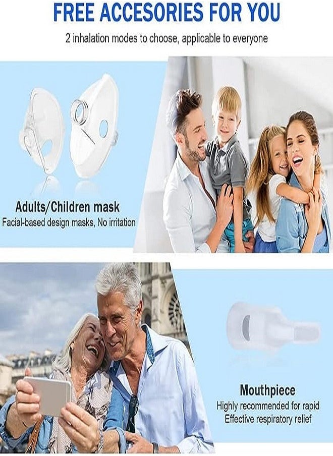 Generic - Portable steam inhalation device, children's steam machine, home-use medical inhalation device, compact and easy-to-use portable steam machine for kids and adults, inhalation device for respiratory care, battery-operated steam machine for asthma and respiratory conditions, large steam machine ideal for home care and hospitals, portable steam machine for children, small handheld steam machine for respiratory therapy, powerful steam cleaning machine for surface cleaning and disinfection, small inhalation steam device, portable and effective steam machine for children's asthma treatment, high-performance steam machine for inhalation and breathing, rechargeable portable steam machine for kids and adults. - Image 1