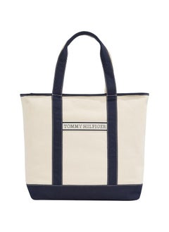 TOMMY HILFIGER Logo Detail Zip Over Tote  - Image 1