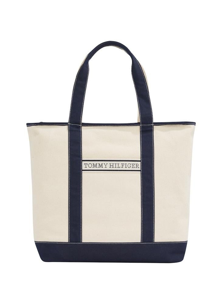 TOMMY HILFIGER Logo Detail Zip Over Tote  - Image 1
