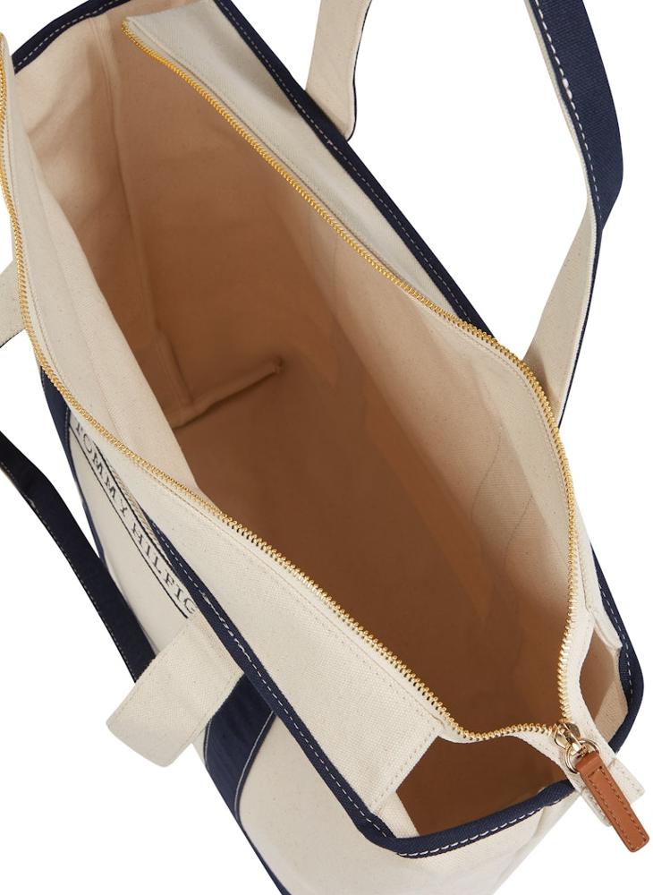 TOMMY HILFIGER Logo Detail Zip Over Tote  - Image 4