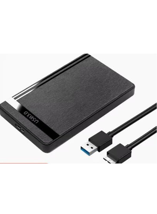 صندوق القرص الصلب المحمول الشفاف USB3.0 مقاس 2.5 بوصة، صندوق القرص الصلب للكمبيوتر المحمول، القرص الصلب التسلسلي SATA ثابت - اللون: مصقول 3.0 - Image 1