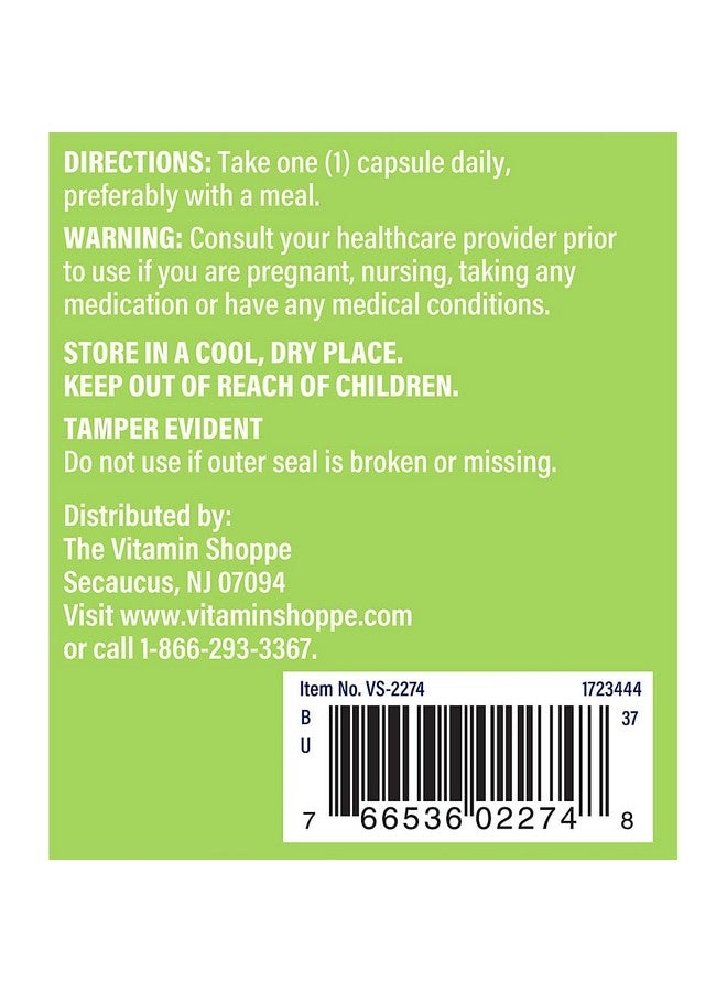 The Vitamin Shoppe Milk Thistle Extract 300 MG (200 Capsules) - Image 4