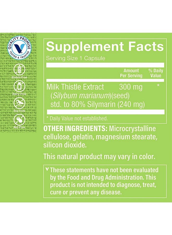 The Vitamin Shoppe Milk Thistle Extract 300 MG (200 Capsules) - Image 3