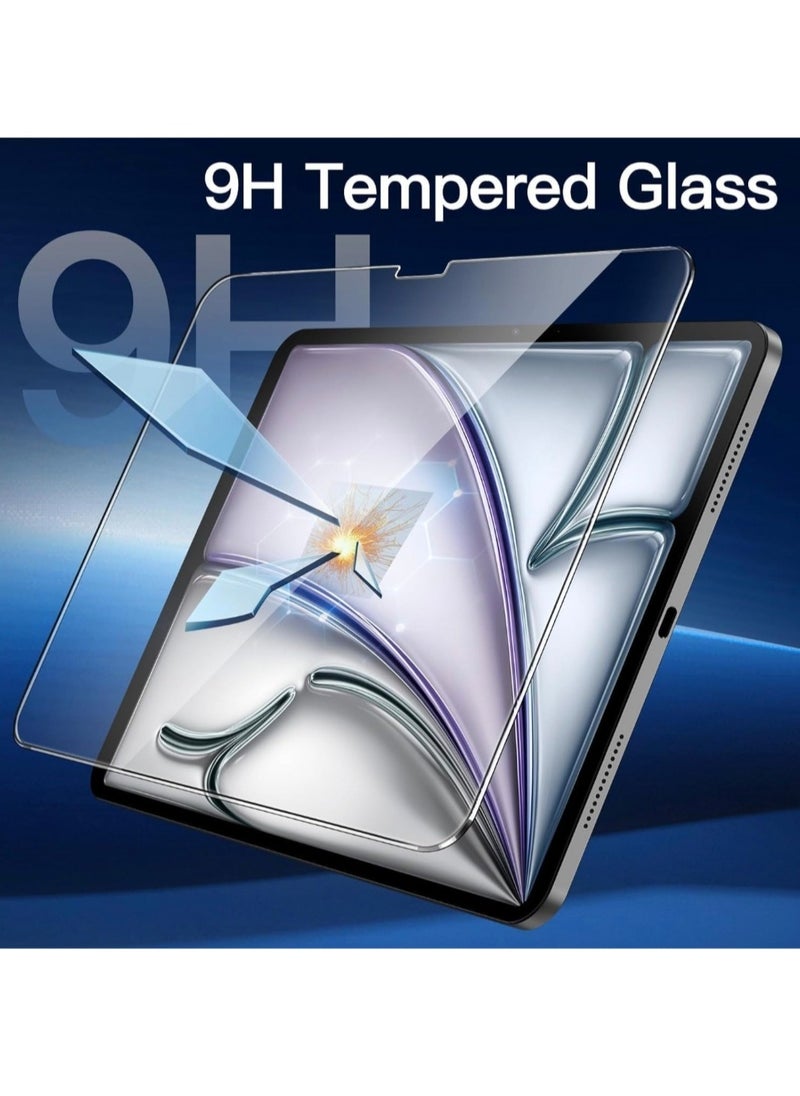 Generic - 2 Pack of Screen Protector for iPad Air 2024 (6th Generation) 11-Inch , 9H Tempered Glass Film Clear - Image 1