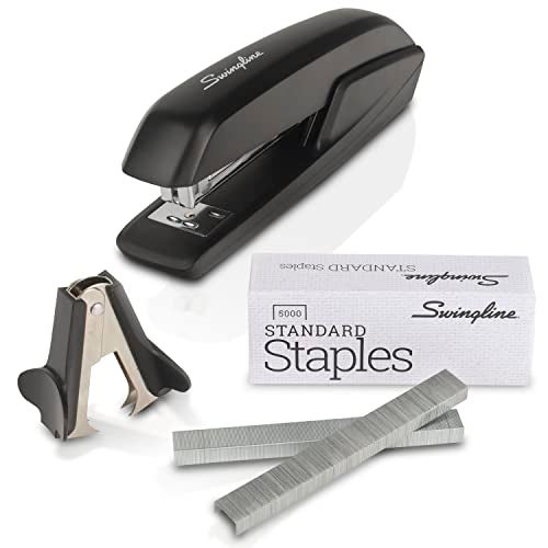 Swingline Stapler Value Pack, 20 Sheet Capacity, Jam Free, includes Standard Stapler, 5000 Staples and Staple Remover, Black (54551) - Image 1