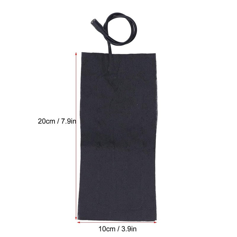DC5V 3.9 x 7.9in 70¨H to 140¨HElectric Cloth Heater Pad USB 4 Shift Adjustable Timing Foldable Carbon Fiber Washable for Clothes Seat Pet Warmer Back Neck,Electric Heating Pads, Electric Heating P - Image 3