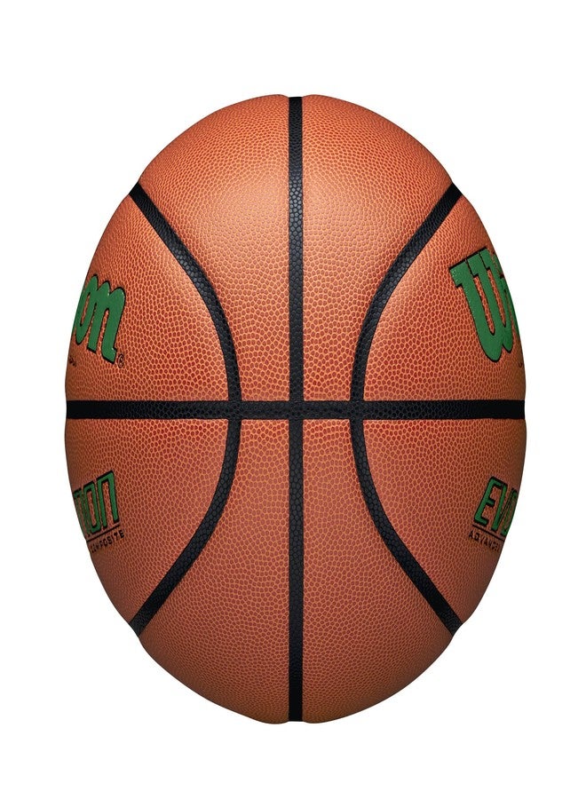 WILSON Evolution Indoor Game Basketball, Green, Size 6-28.5" - Image 3