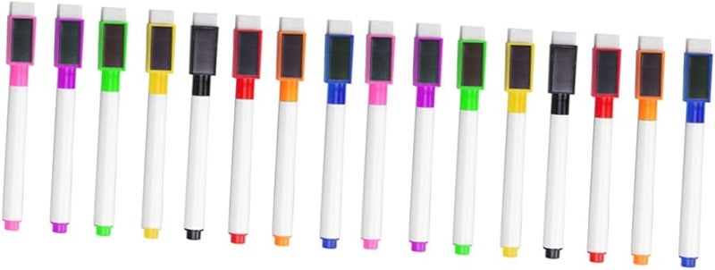 40Pcs Low Odor Dry Erase Markers Assorted Colors with Eraser for Classroom Office Home - Image 1