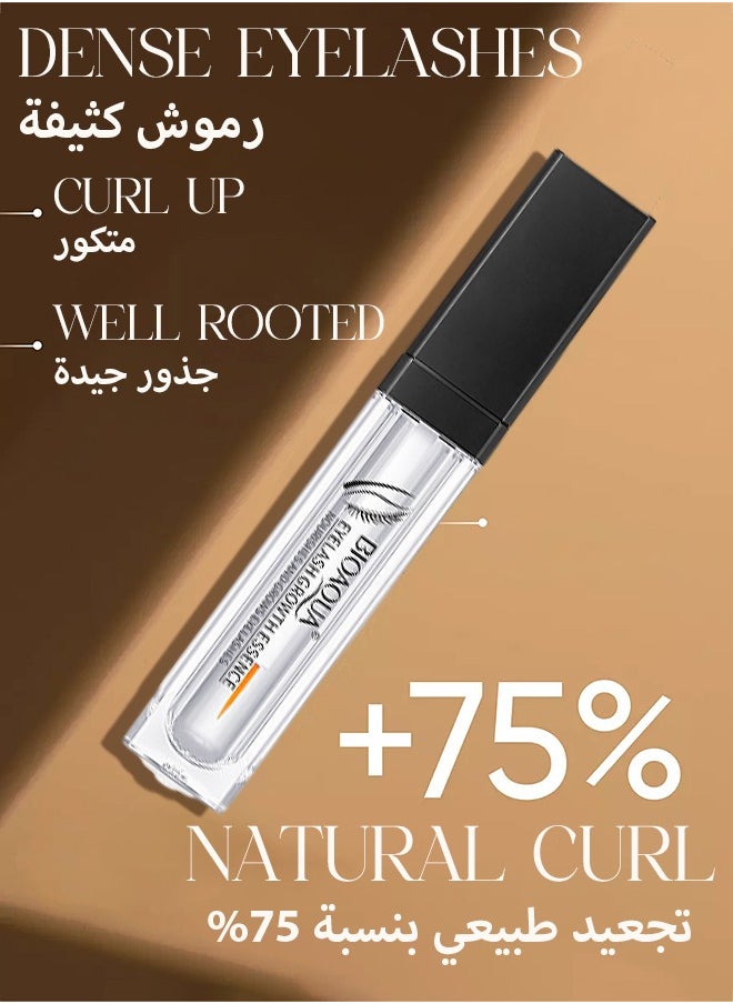 BIOAOUA - Premium Eyelash Growth Serum - 7ml Fuller And Longer Looking Lashes Lash Enhancing Serum For Natural Lashes Or Lash Extensions & Brows, Vegan & Cruelty-free - Image 1