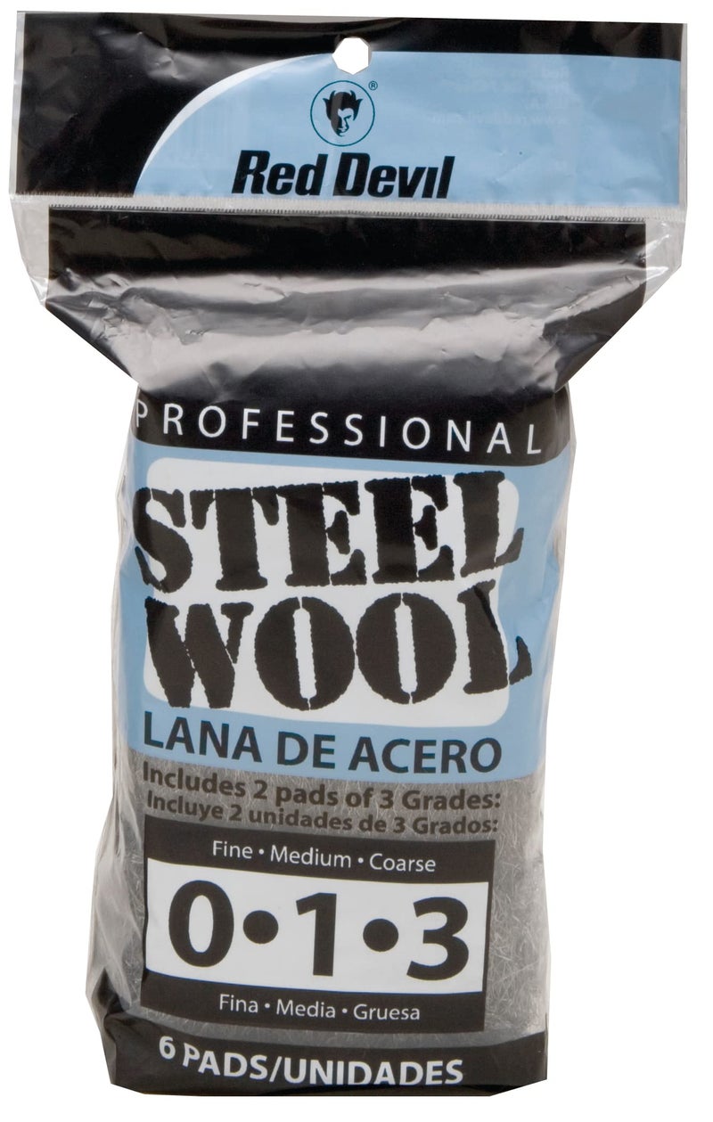 Red Devil 3332 Steel Wool Multi Grade (Pack of 6) - Image 1
