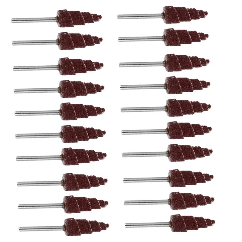 20pcs Conical Flap Wheel for Sanding Deburring Wheel Surface Conditioner Tool - Image 1