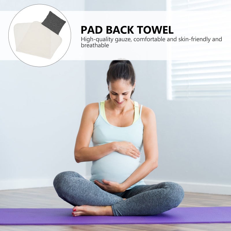 4 Pcs Practical Adults Sweat Absorbent Elderly Back Towels Supple Towel Pads - Image 3