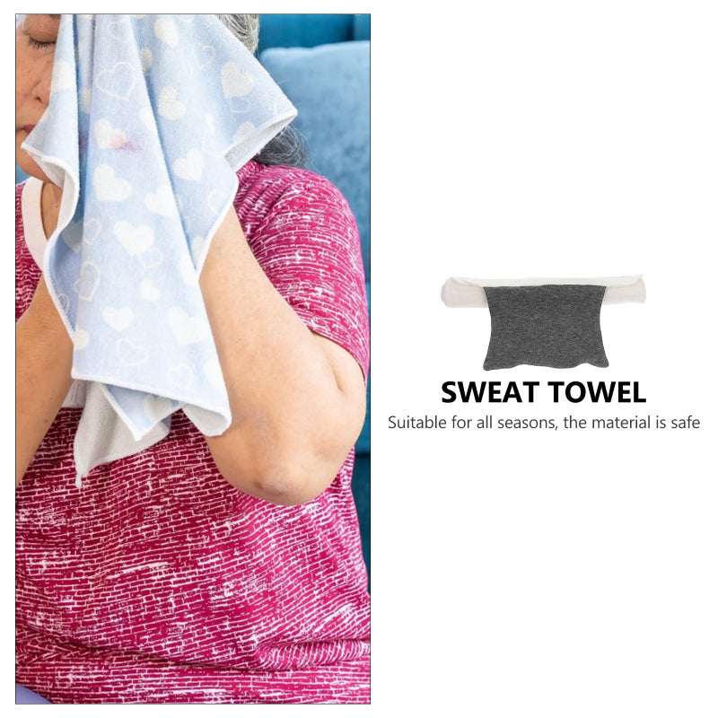 4 Pcs Practical Adults Sweat Absorbent Elderly Back Towels Supple Towel Pads - Image 4