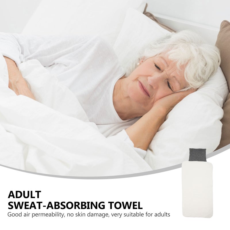 4 Pcs Practical Adults Sweat Absorbent Elderly Back Towels Supple Towel Pads - Image 5