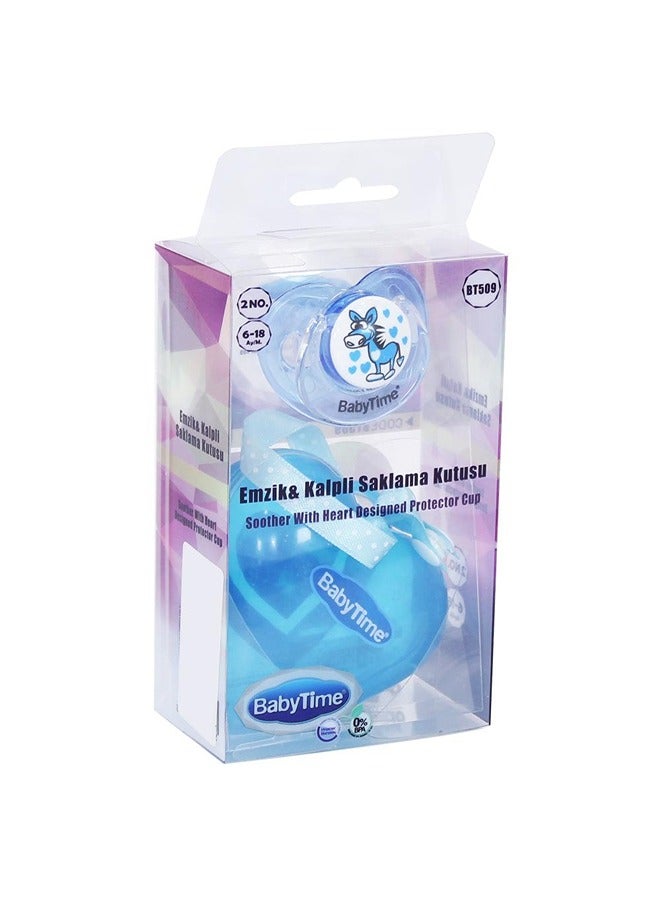 Baby Time Baby Heart-Shaped Pacifier Storage Box No:2  6-18 Months