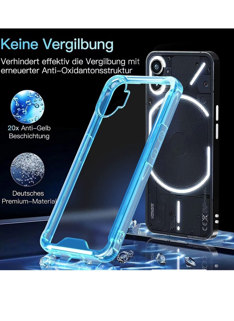 Raxoom Case Cover Compatible for Nothing Phone 1 Case, Soft TPU + Hard Acrylic, Anti-Scratch Transparent Simple, No Yellowing Protective Case - Image 2