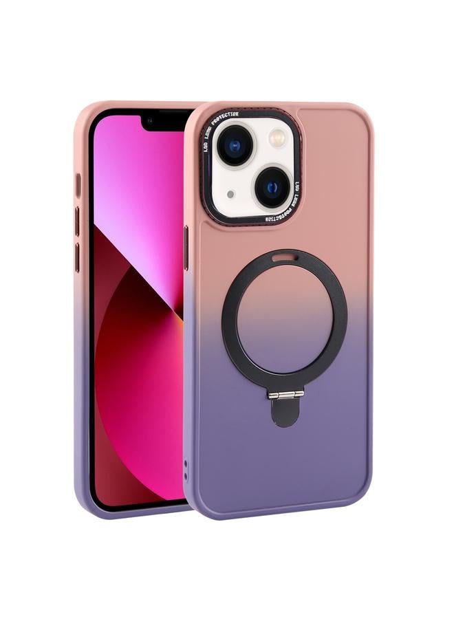 Zaboon Case For iPhone 13 Gradient MagSafe Holder Liquid TPU Hybrid PC Phone Case - Image 1