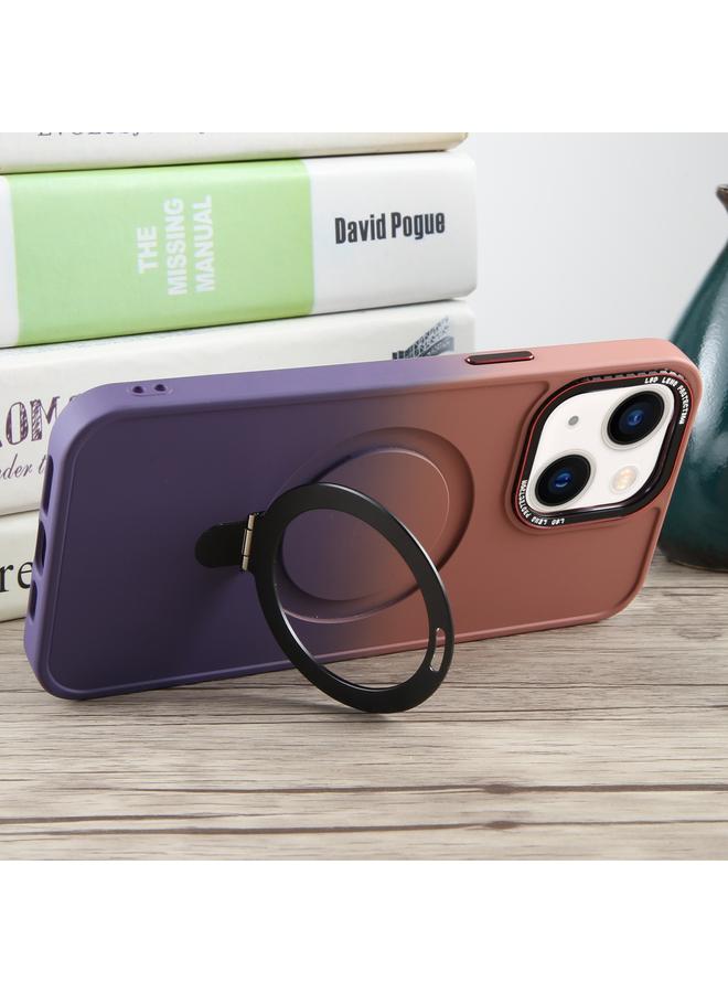 Zaboon Case For iPhone 13 Gradient MagSafe Holder Liquid TPU Hybrid PC Phone Case - Image 4