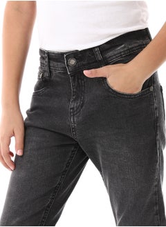 Andora Straight Leg Boys Jeans Pants_Dark Grey  - Image 4