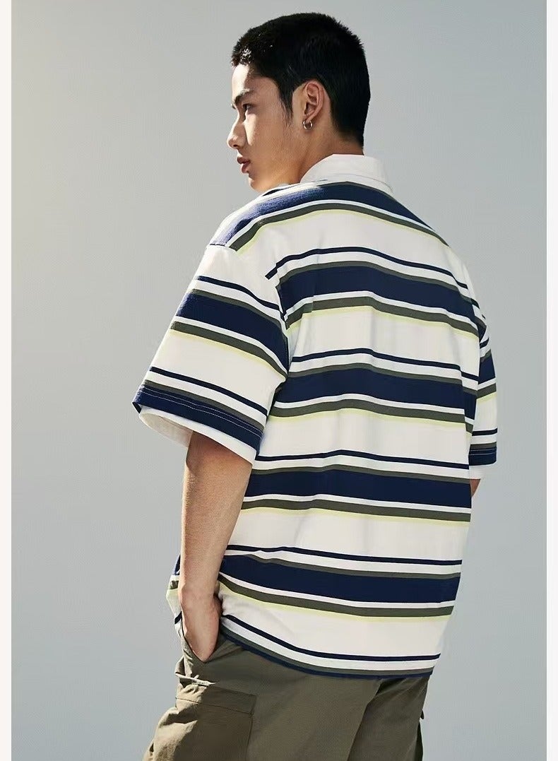 H and M - New HM Casual Loose Cotton Short Sleeved Shirt - Image 1