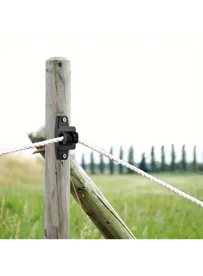 25 قطعة من عوازل أعمدة الأسوار المتينة مع فتحات تركيب لسهولة التثبيت - Image 3