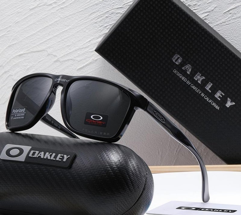 Oakley Classic Men's Sunglasses Matte Navy Square Polarized Sunglasses UV400 Driving Outdoor Shades - Image 1