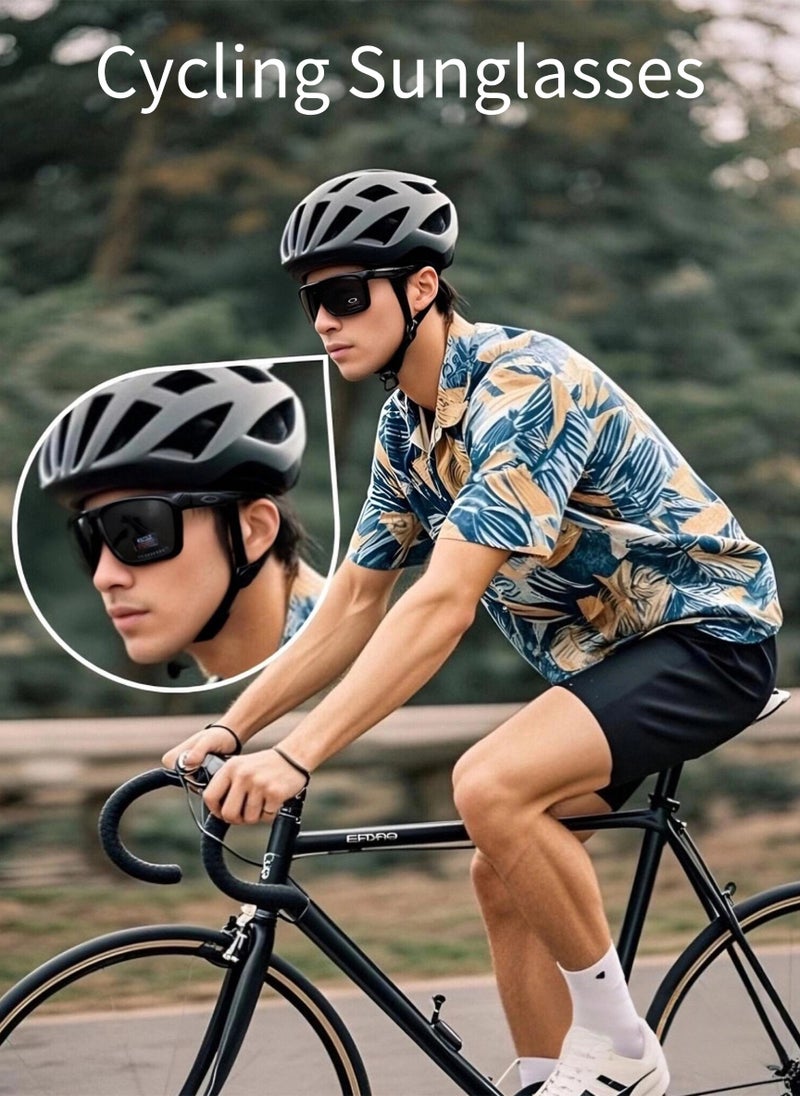 Oakley Classic Men's Sunglasses Matte Navy Square Polarized Sunglasses UV400 Driving Outdoor Shades - Image 4