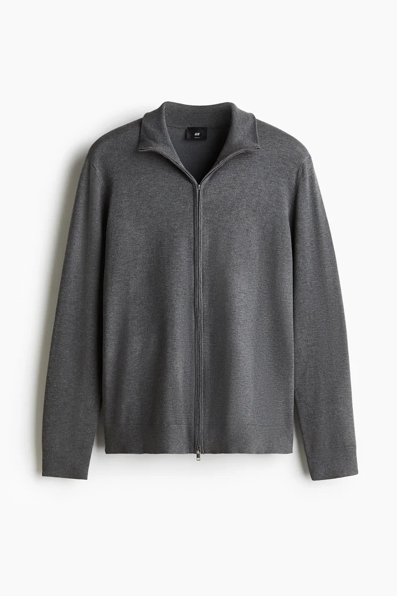 H&M Slim Fit Zip-through cardigan
