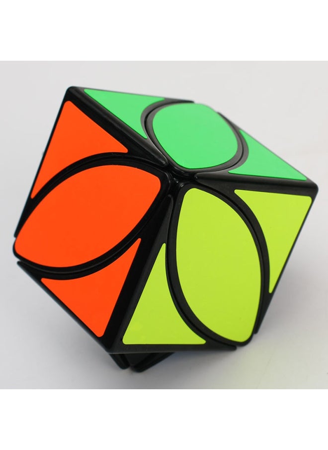 Generic - Source Custom Printed Black Background Maple Leaf Colorful Sticker Kidsren's Fun Puzzle Educational Toy Special-Shaped Rubik's Cube-Color:Maple Leaf White Background Light Embryo - Image 1