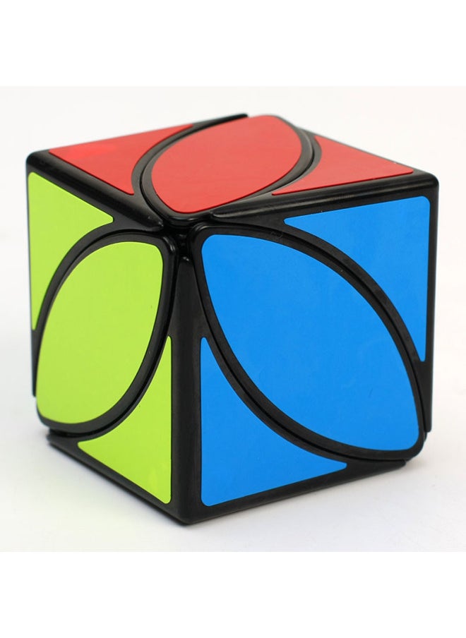 Generic - Source Custom Printed Black Background Maple Leaf Colorful Sticker Kidsren's Fun Puzzle Educational Toy Special-Shaped Rubik's Cube-Color:Maple Leaf White Background Light Embryo - Image 1